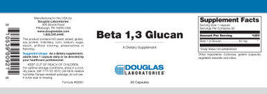 Douglas Labs Beta 1 3 Glucan 50 mg 90