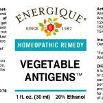 Energique VEGETABLE ANTIGENS 1 oz