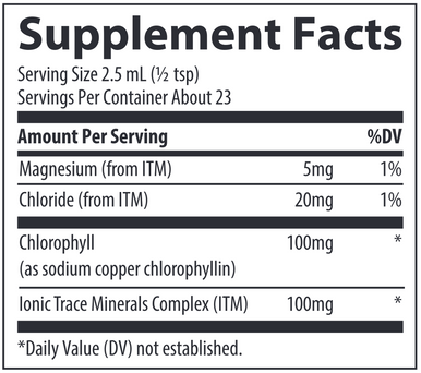 Trace Minerals Ionic Chlorophyll 2 oz