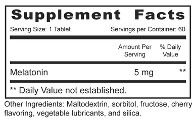 MBi Nutraceuticals Bio-Melatonin 5 mg 60 Tablets