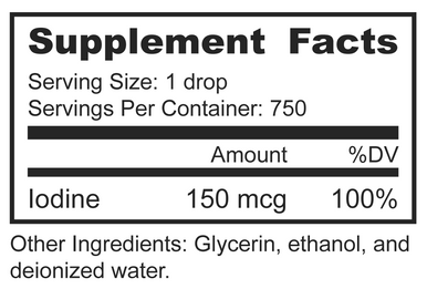 MBi Nutraceuticals Biodine 150 mcg 1 oz.
