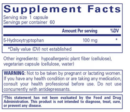 5-HTP 100Mg (60 CAPS)