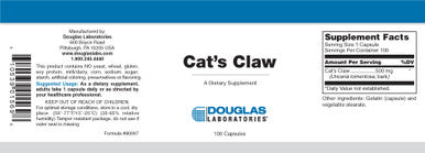 Douglas Labs Cats Claw