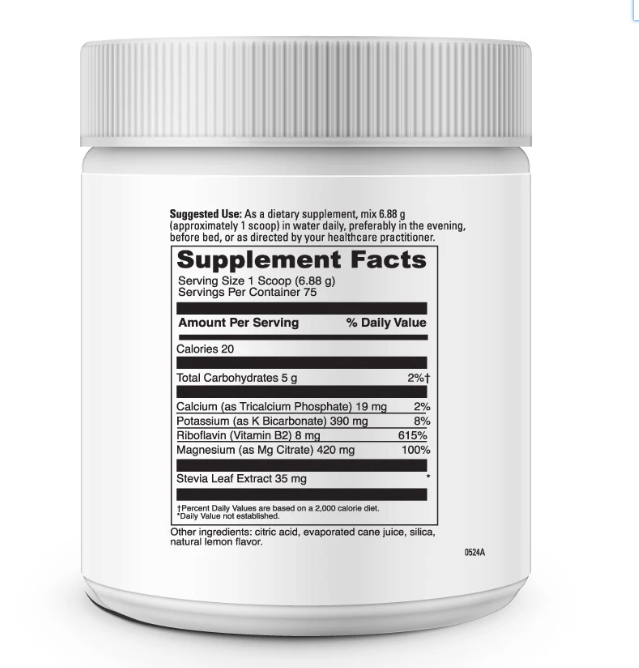 Davinci Effervescent Mag Citrate 516g