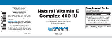 Douglas Labs Natural Vitamin E Comp 100