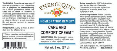 Energique Care and Comfort Cream 2 oz