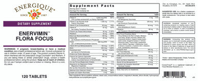Energique ENERVIMIN Flora Focus (CANDIDA-YEAST) 120 tabs
