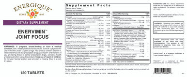 Energique ENERVIMIN JOINT FOCUS 120 tabs