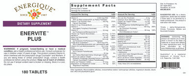 Energique ENERVITE PLUS ZINC 180 Tablets