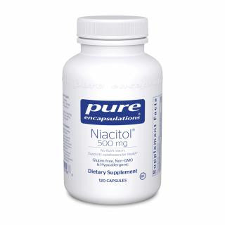 Pure Niacitol 500 Mg. 120