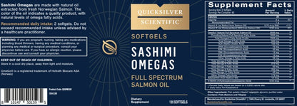 Sashimi Omega Salmon Fish Oil Capsules