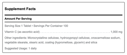 Douglas Labs Natural C 1000 mg 100