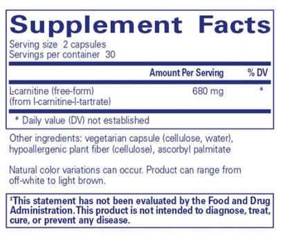 L-Carnitine (60 caps)