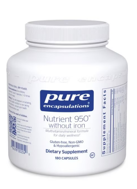 Nutrient 950 without Iron (180 caps)