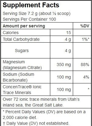Trace Minerals Mag Pwdr 100 sv