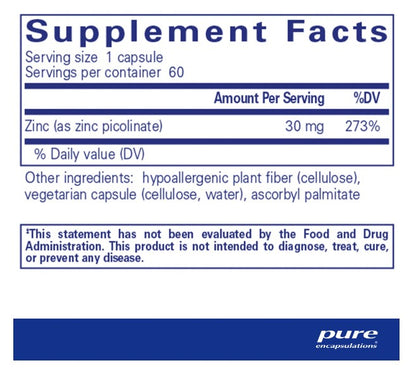 Zinc 30 (60 Capsules)